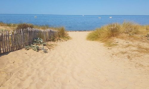 Plage à Rivedoux